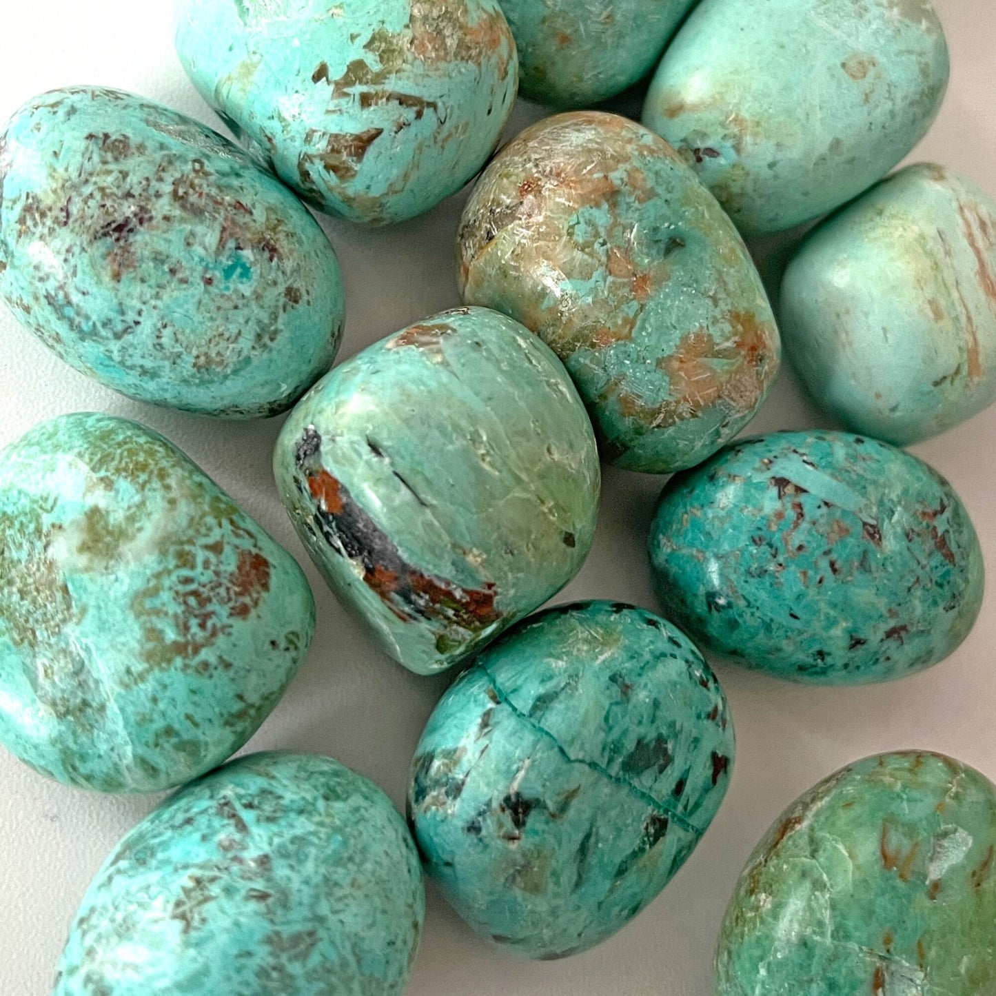 Peruvian Turquoise Pebble | Truth | Communication | Protection | Optimism | Calming - Sole Luna