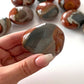 Polychrome Jasper Free Form Palm Stone | Grounding | Astral Travel | Inner Strength | Fire Element | Stablizing | Vitality | Protection - Sole Luna