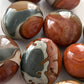 Polychrome Jasper Free Form Palm Stone | Grounding | Astral Travel | Inner Strength | Fire Element | Stablizing | Vitality | Protection - Sole Luna