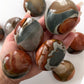 Polychrome Jasper Free Form Palm Stone | Grounding | Astral Travel | Inner Strength | Fire Element | Stablizing | Vitality | Protection - Sole Luna