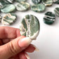 UNIQUE Green Sardonyx Worry Stone | Willpower | Self Control | Grounding | Courage - Sole Luna