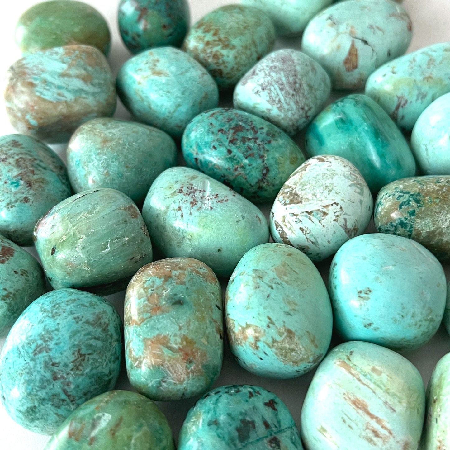 Peruvian Turquoise Pebble | Truth | Communication | Protection | Optimism | Calming - Sole Luna