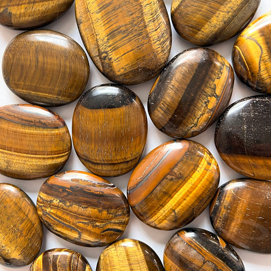 Tiger's Eye Palm Stone