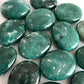 Green Chalcedony Palm Stone