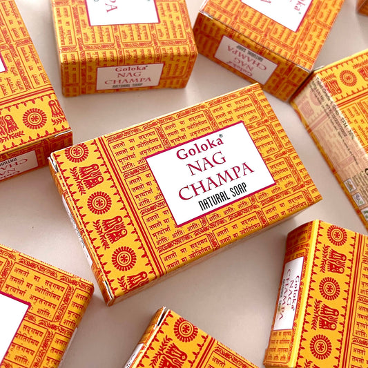 Nag Champa Natural Soap | Goloka | Made in India | Energy Clearing Soap - Sole Luna