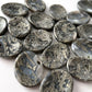WEALTH Marcasite Worry Stone | Prosperity | Abundance | Self-Worth | Focus | Financial Growth | RARE - Sole Luna