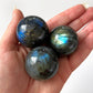 PSYCHIC STONE Labradorite Sphere 32mm - 42mm | Divine Connection | Crown + Third Eye Chakra | Crystal Ball - Sole Luna
