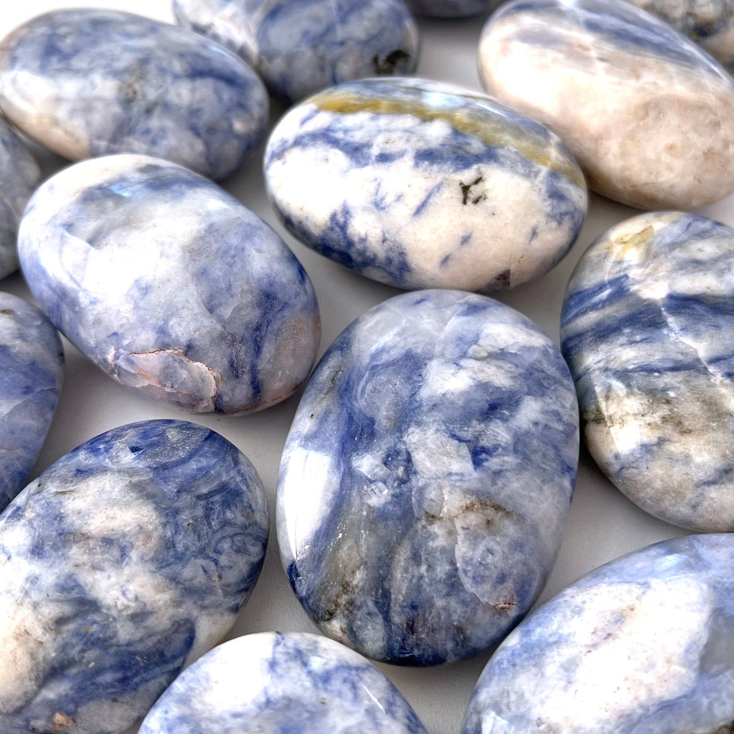 RARE Afghanite Palm Stone | Psychic Visions | Clarity | Sharp Perception | Telepathy | Past Lives | Akashic Records | Spirit Guides - Sole Luna