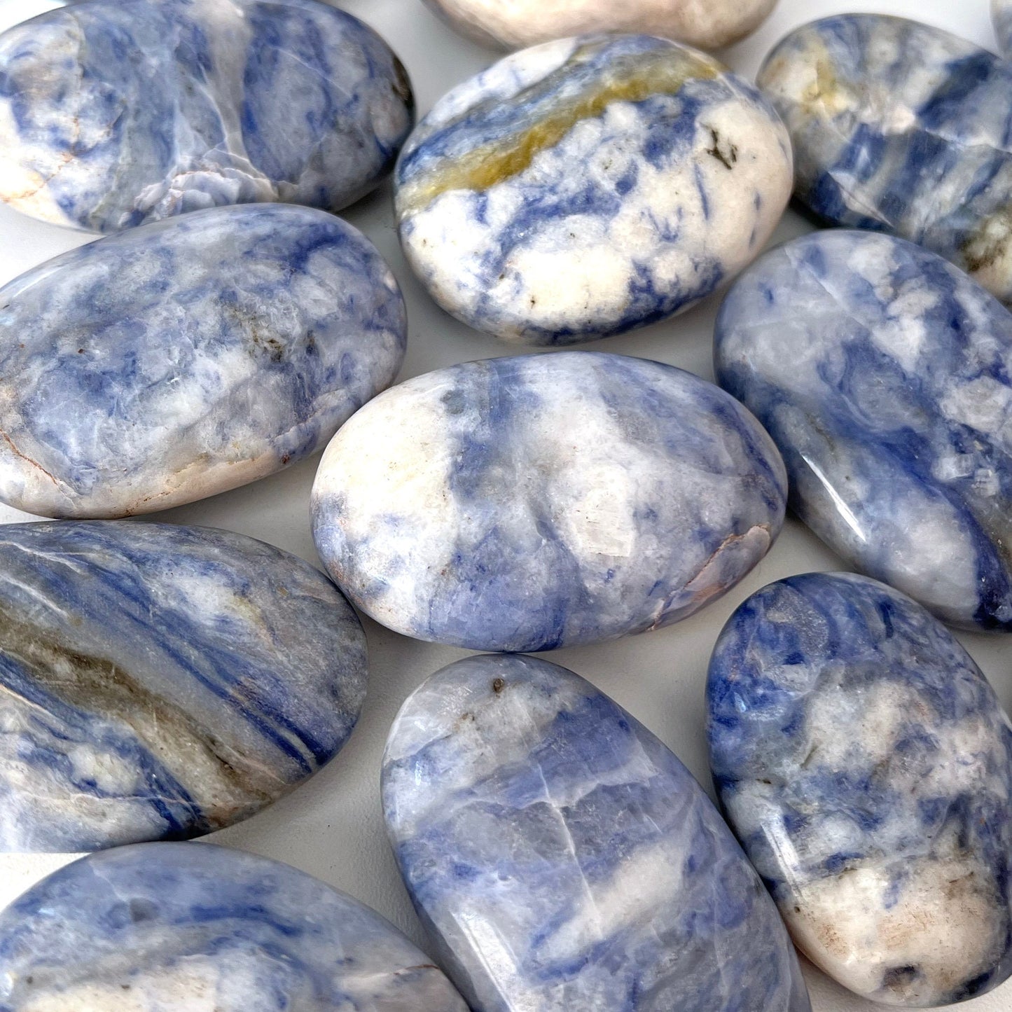 RARE Afghanite Palm Stone | Psychic Visions | Clarity | Sharp Perception | Telepathy | Past Lives | Akashic Records | Spirit Guides - Sole Luna