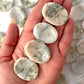 Green Kyanite Worry Stone | Heart Chakra Connection | Psychic Awareness | Truth | Discernment | Aids in Judgement of Character | Abundance - Sole Luna