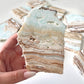 Caribbean Calcite Slices | Crystal Slabs | Intuition | Calm | Astral Travel | Blue Calcite - Sole Luna