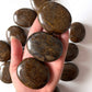 Bronzite Palm Stone | Protection from Negativity  | Stress Relief | Inner Stability | Self-forgiveness | Grounding | Determination - Sole Luna