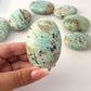 EARTHY Light Peruvian Turquoise Palm Stone | Chryscolla | Truth | Communication | Protection | Optimism | Calming - Sole Luna