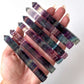 Rainbow Fluorite Pencil Tower - Sole Luna