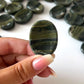 Green Jasper Worry Stone | Emotional Balance | Spiritual Freedom | Earth Connection | Grounding | Protection - Sole Luna