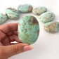 EARTHY Light Peruvian Turquoise Palm Stone | Chryscolla | Truth | Communication | Protection | Optimism | Calming - Sole Luna